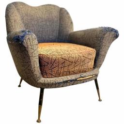 1950s Italian armchair by Poltrona Frau mid century