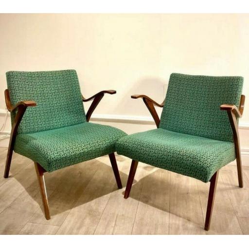 Pair of vintage armchairs from Tatra Pravenec, 1960s