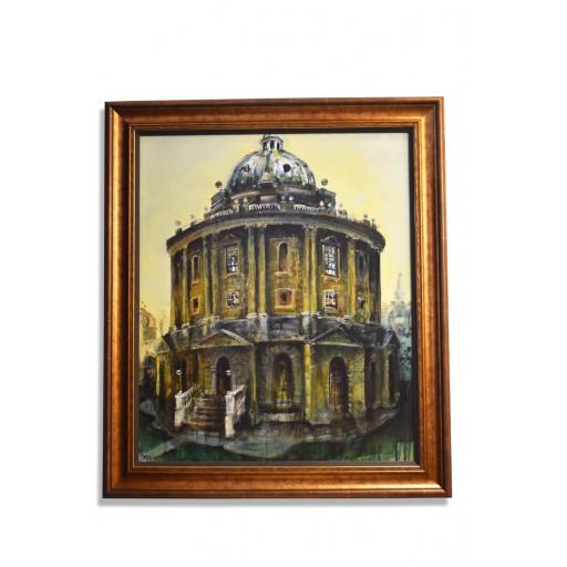 After the rain, Radcliffe camera Oxford painting - SOLD