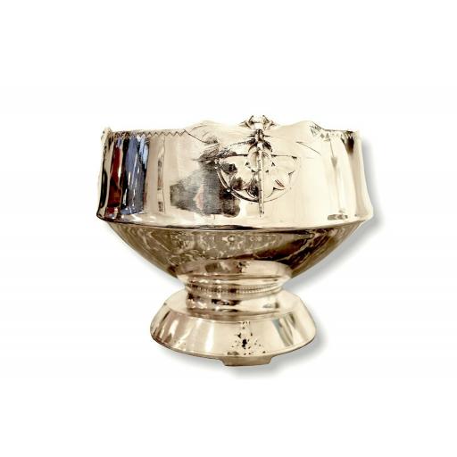 1900s Art Nouveau Silver Fruit Bowl by C.G Hallberg - SOLD