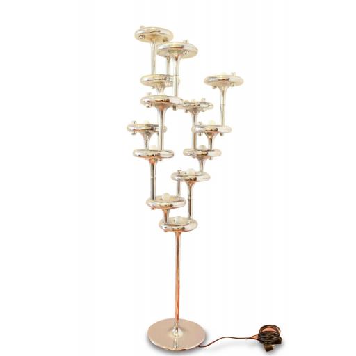 Mid century Modern 1970s Element Floor Lamp by Fritz Nagel - SOLD