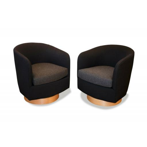 Melville Swivel Roxy Chair designed by Milo Baughman for Thayer Coggins c.2000s - SOLD