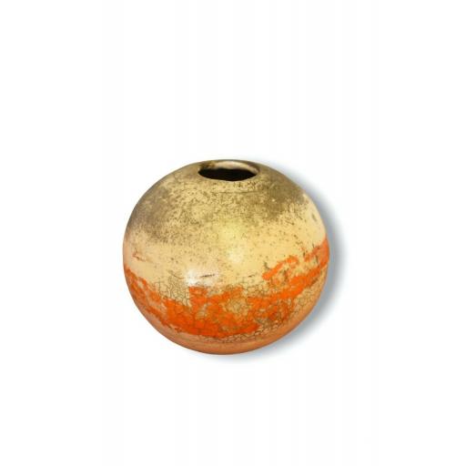 Contemporary Handmade Ceramic Round Vase