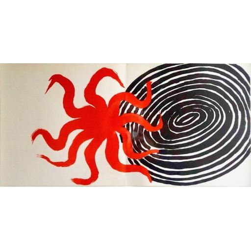 1972 Original Lithograph "Three" by Alexander Calder