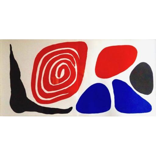 1972 Original Lithograph "Two" by Alexander Calder