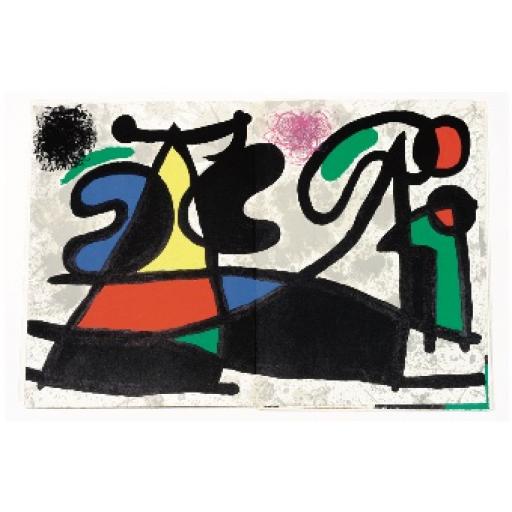 1970 Original Lithograph "Sculptures" by Joan Miro
