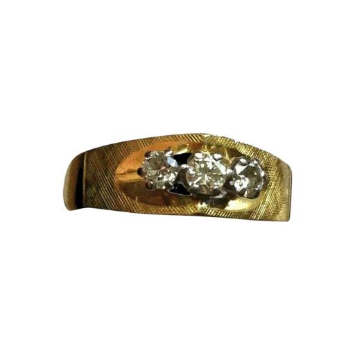 18ct Gold Trio 0.45 Carat Diamond Ring
