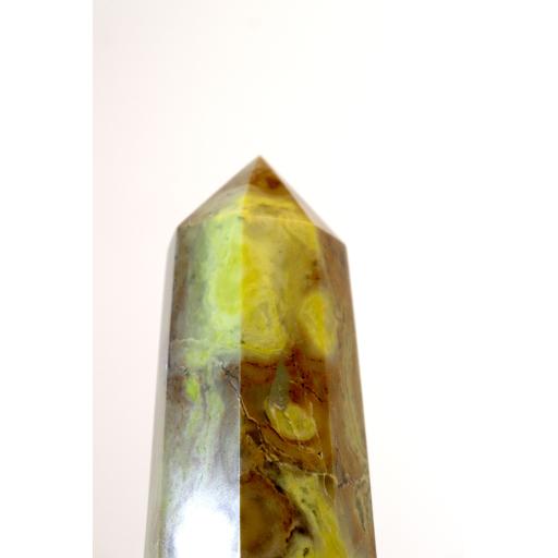 Serpentine Yellow Crystal Tower (Large)