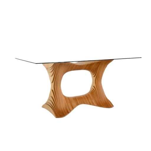 Organic Design contemporary dining table, handmade in the U.K