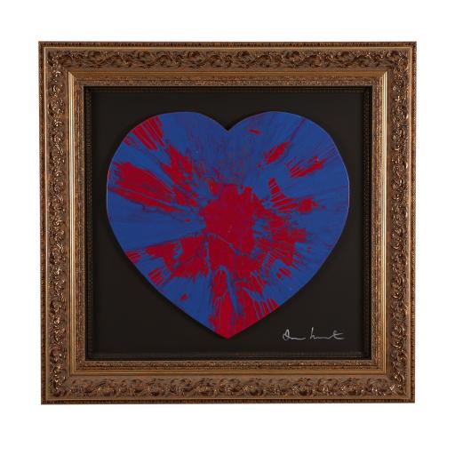 After Damien Hirst  'Spin painting heart' - David Henty