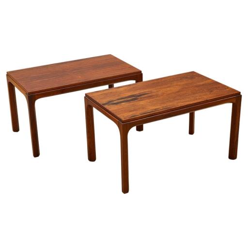 Aksel Kjersgaard, Rosewood Set of 2 Side Tables, Danish 1950's