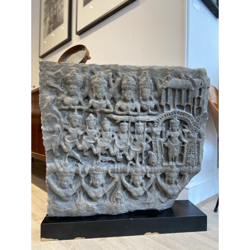9th Century Stone Carving From The Angkor Period