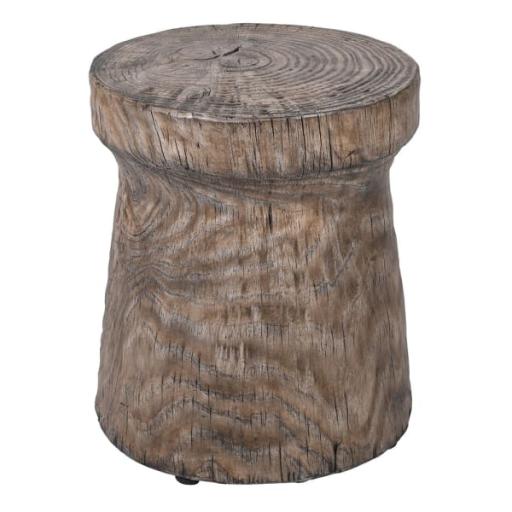 Light brown wood eco stool