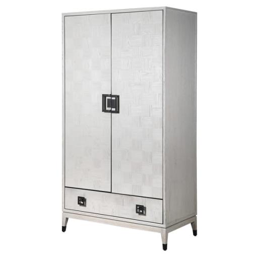 Saturn Squares Double Wardrobe With Drawers