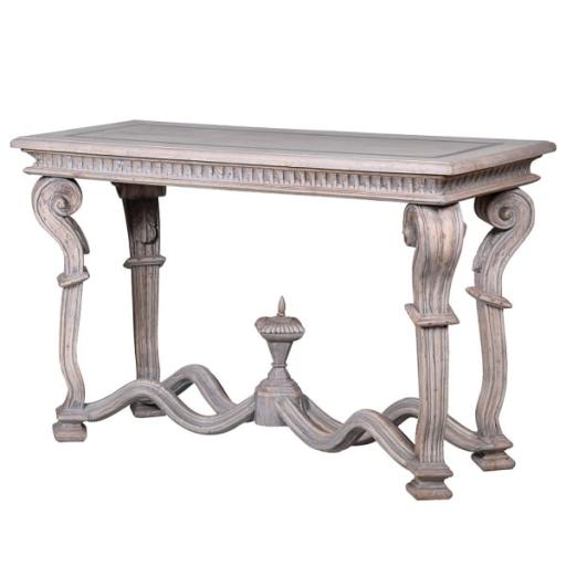 Imperial Scroll Leg Console Table