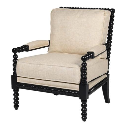 Wilkshire Black Spool Spindle-back Chair