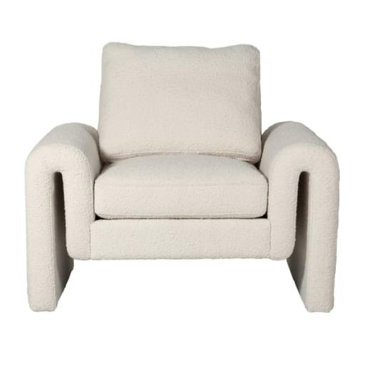 Maia Ivory Boucle Accent Chair
