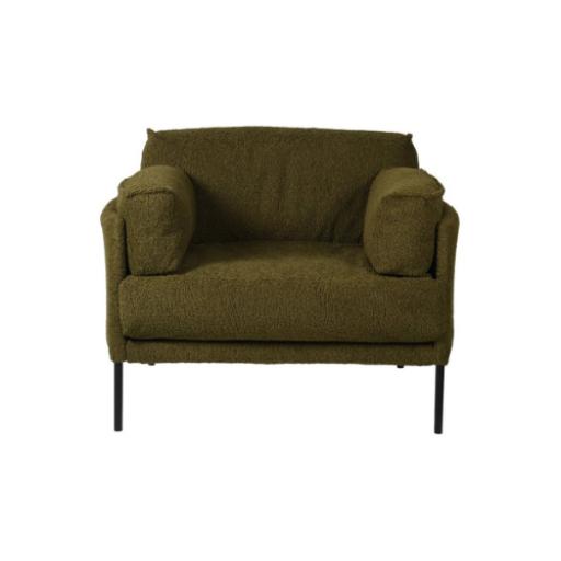 Amadeo Olive Boucle Occasional Chair