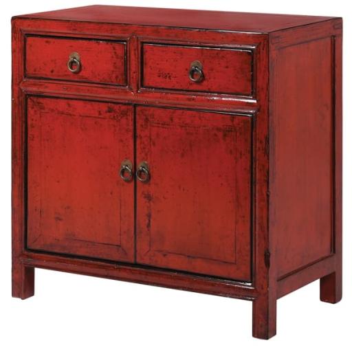 Chen Two Door Two Drawer Bedside Table