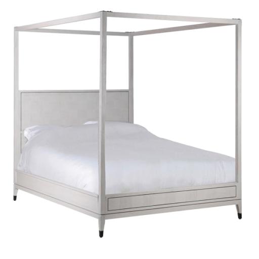 Saturn Squares Four Poster 5ft King-size Bed