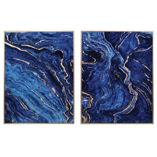 Contemporary Cobalt Panels