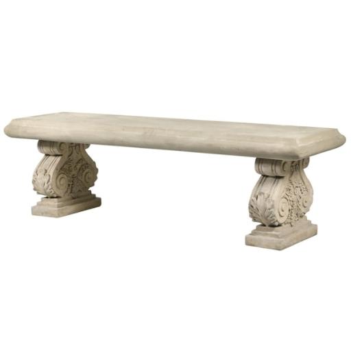 Roman Style Outdoor Bench