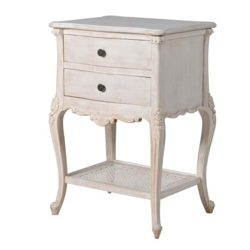 Jules Two Drawer Bedside Table