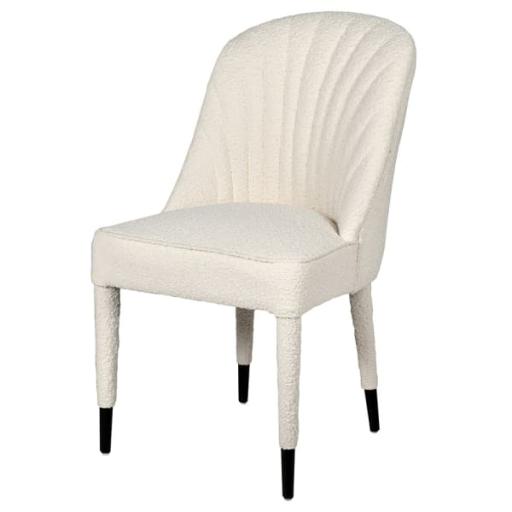 Gaetano Cream Boucle Chair