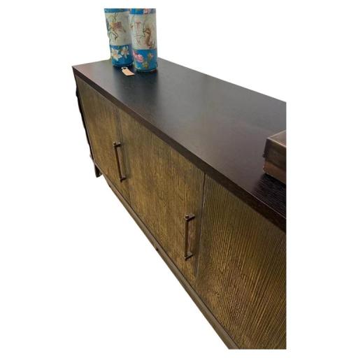 Large Bespoke Handmade Sideboard With Brass Front