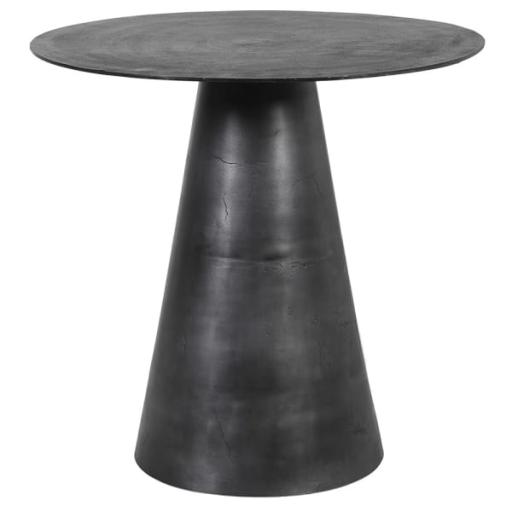 Contemporary Black Round Bistro Table